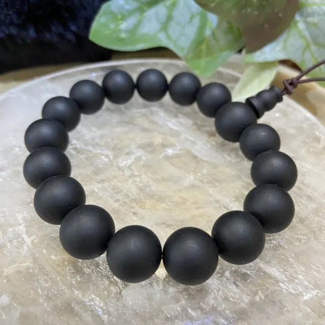 【Cozy 世界水晶原礦與茶】藥珀 頂級黑藥珀 14mm 30-4(消磁化煞增能量)