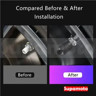 【Supamoto】鋁合金—氣嘴蓋(氣嘴帽/氣嘴塞/氣門嘴/風嘴蓋/氣門/風嘴/通用/美式嘴/自行車/汽車/機車)