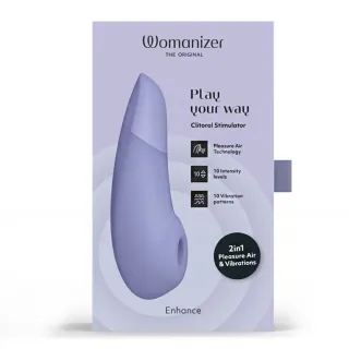【Womanizer】Enhance 吸吮震動器(丁香紫)