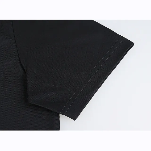 【Paul Smith】PAUL SMITH領口內簽名LOGO純棉紫藍斑馬圖圓領短袖T恤(男款/黑)