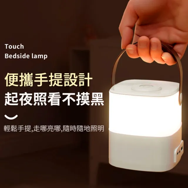 【ANTIAN】LED臥室觸控柔光護眼小夜燈 起夜伴睡哺乳氛圍燈 暖光燈 床頭燈 檯燈