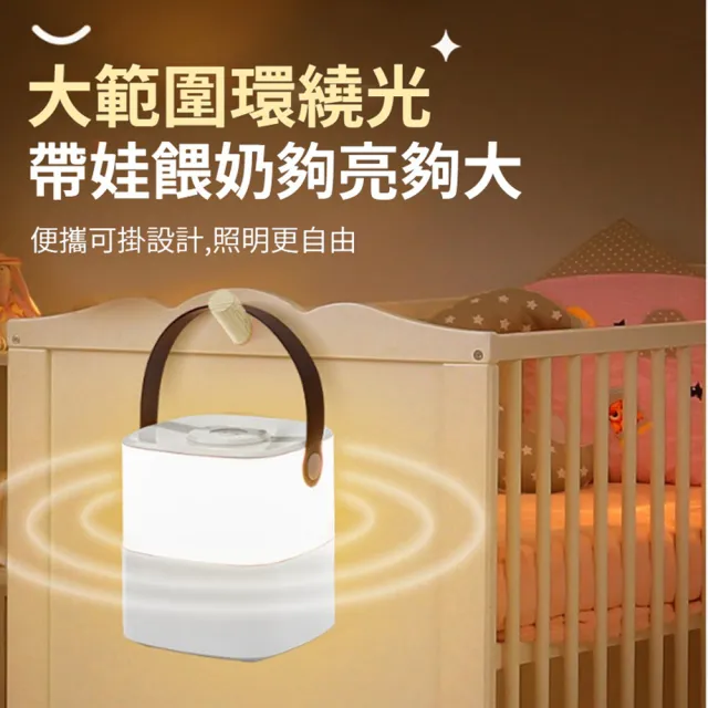 【ANTIAN】LED臥室觸控柔光護眼小夜燈 起夜伴睡哺乳氛圍燈 暖光燈 床頭燈 檯燈