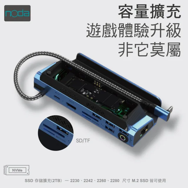 Steam deck、ROG Ally、Msi Claw擴充底座 V380(支援M.2 SSD 最大2TB容量)