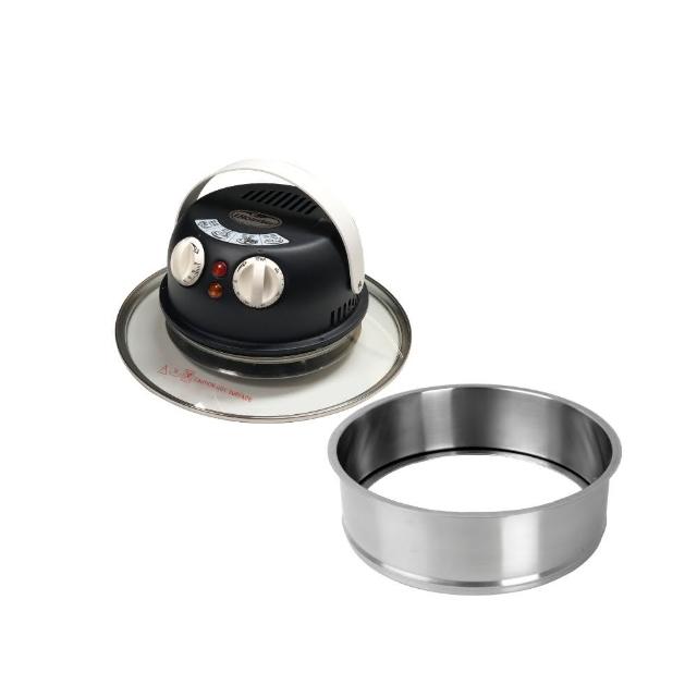 【UCOM 瑞康屋】iRoaster我的新行動烤箱-消光黑+UCOM 增高架28cm
