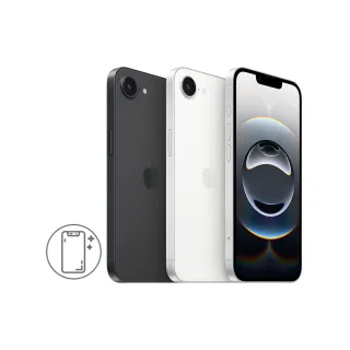 【Apple】iPhone 16e(128G/6.1吋)(超值殼貼組)