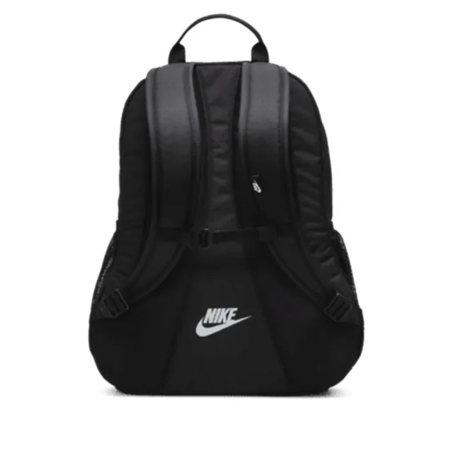 【NIKE 耐吉】後背包 書包 筆電包 雙肩包 男 女 NK HAYWARD FUTURA BKPK - SOLID 黑色 25L(HF7007010)