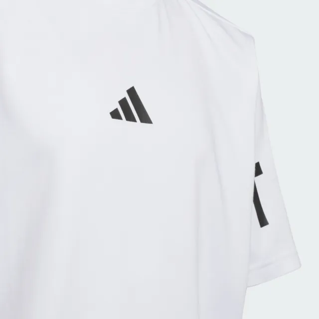 【adidas 愛迪達】短袖上衣 T恤 童裝 JM4581