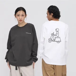 【plain-me】男女款 NORITAKE 機車騎士長TEE CRV0164-242(男長t 女長t TEE 長袖 休閒上衣)