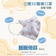 【淨新】5-10歲兒童 3D立體醫療用口罩(50入/盒 細繩不勒耳 口罩國家隊)