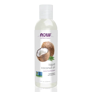 【NOW】椰子基底油Liquid Coconut Oil(4oz/118ml)