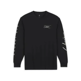 【NIKE 耐吉】限量聯名款 JORDAN X UNION 上衣 薄長袖 黑色 版型正常(DV7342-010)