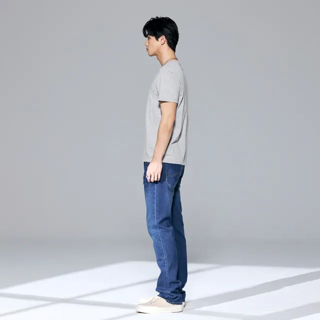 【Lee】出清品-男裝 短袖T恤 / 左胸立體轉印 撞色小LOGO 共4色 標準版型(LB302031)
