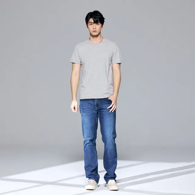 【Lee】出清品-男裝 短袖T恤 / 左胸立體轉印 撞色小LOGO 共4色 標準版型(LB302031)