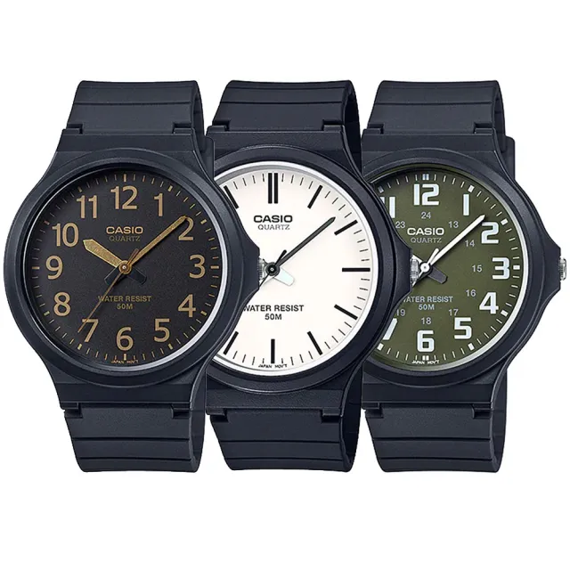 【CASIO 卡西歐】經典日系簡約指針錶-9款可選 父親節 送禮(MW-240系列)