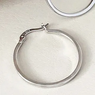 【MoonDy】耳環 女生耳環 飾品 純銀耳環 耳圈 大圓圈耳環 大耳環 耳夾 大圈耳環 耳墜 耳飾