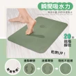 【怪獸居家生活】rubber anne 台灣製 20秒瞬吸 軟式珪藻土吸水地墊(66cm x 44cm)