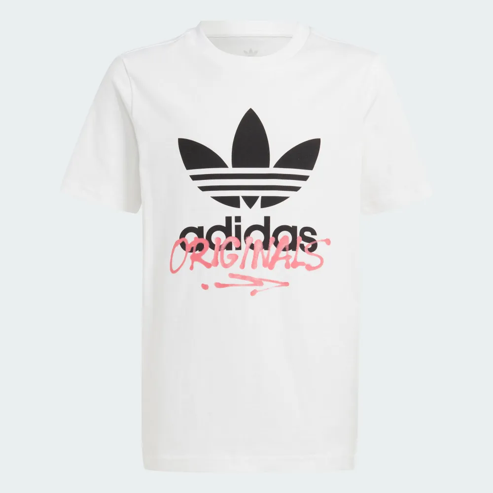 【adidas 愛迪達】短袖上衣 T恤 童裝 - Originals IY5455
