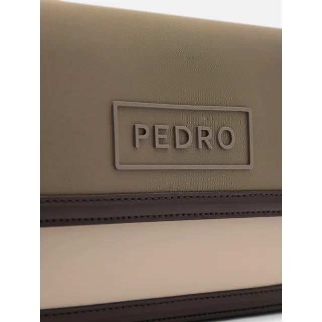 【PEDRO】Gordon 簡約拚色腰包-黑/混色(小CK集團品牌 官方直營 中性系列)
