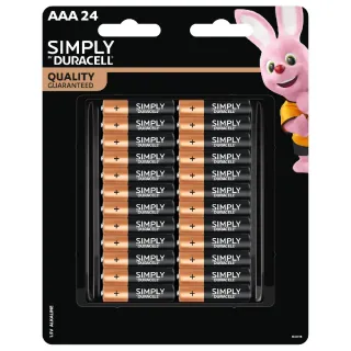 【DURACELL】金頂 SIMPLY 4號AAA(24入裝)