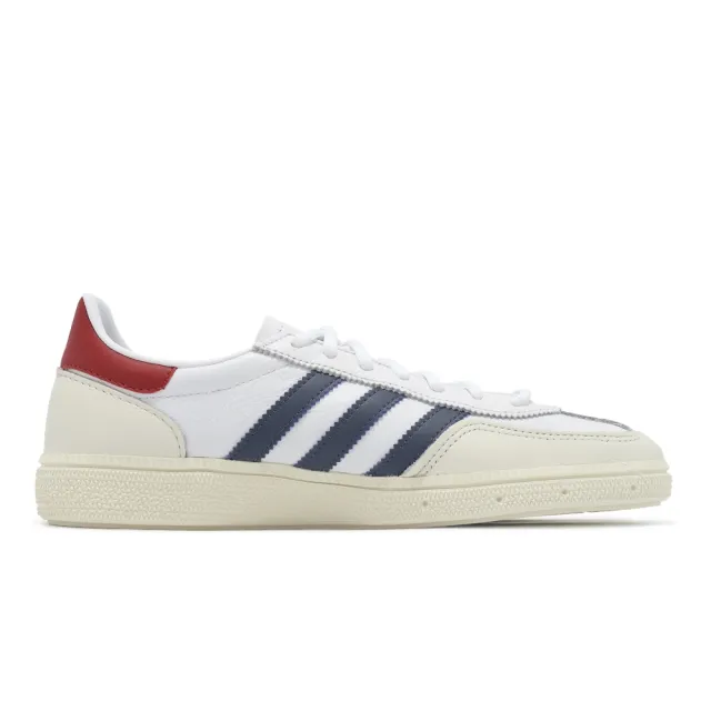 【adidas 愛迪達】休閒鞋 Handball Spezial 男鞋 女鞋 白 藍 紅 德訓鞋 復古 愛迪達(JH5450)