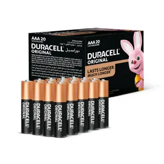 【DURACELL】金頂 經典鹼性-4號AAA(20入裝)