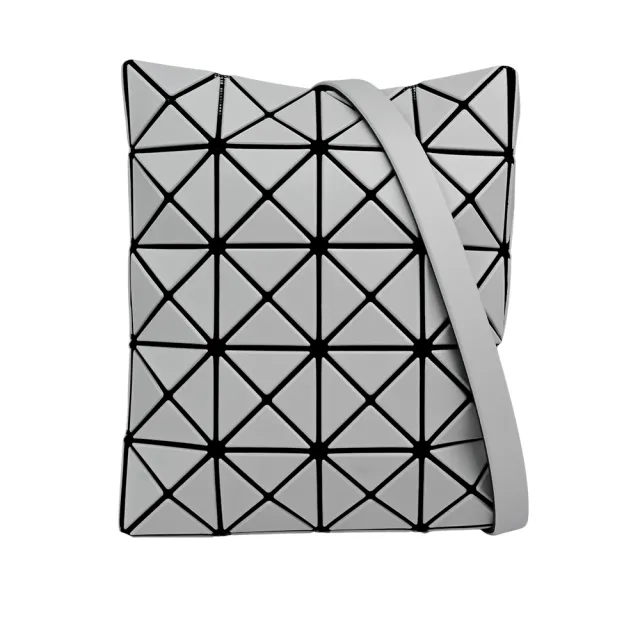 【ISSEY MIYAKE 三宅一生】BAO BAO Prism 5x4 霧面斜背包(淺灰色)