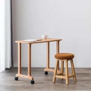 【有情門】STRAUSS 新拿鐵移動桌(製作期為2-3週工作天/實木/MIT/工作桌/餐邊桌)