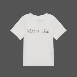 【MATIN KIM】官方旗艦 疊影LOGO上衣(白色)