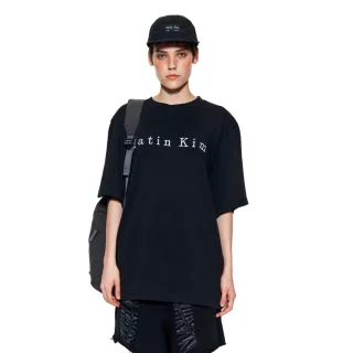 【MATIN KIM】官方旗艦 MATIN刺繡LOGO上衣(黑色)