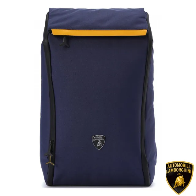 【Automobili Lamborghini】藍寶堅尼 義大利頂級後背包 LBZA00402T(藍色)