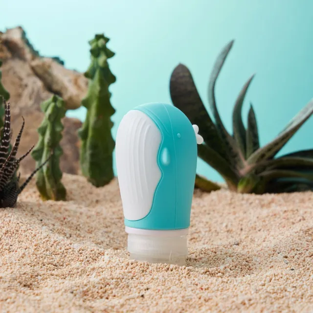 【仁舟淨塑】海洋旅行分裝瓶3入組 89ml(矽膠分裝瓶/乳液瓶/沐浴瓶/擠壓瓶/盥洗用品/旅行)