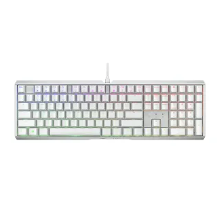 【Cherry】Cherry MX Board 3.1S MX2A RGB 白正刻 茶軸(3.1S RGB 白 茶軸 二代軸 機械 鍵盤 電競)