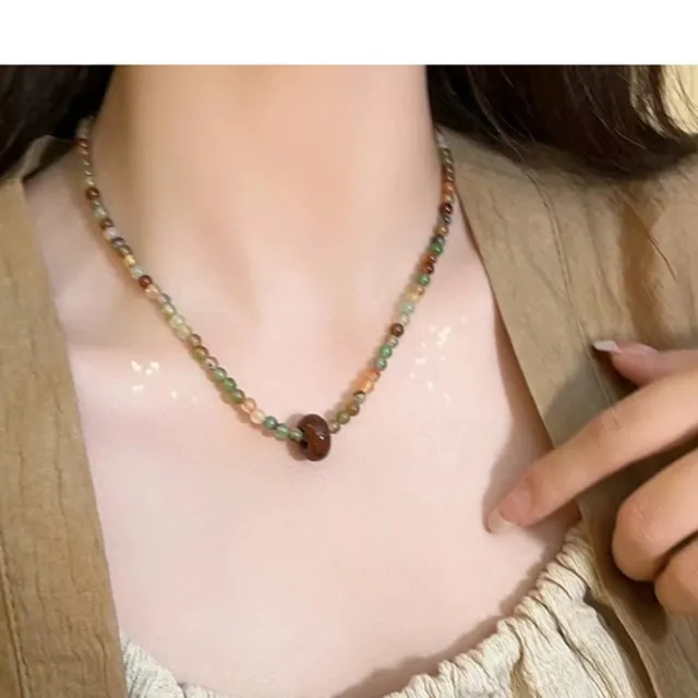 【Penny 珮妮】孔雀瑪瑙金天鵝石吊墜項鍊(母親節 交換禮物 送女友 生日禮物 情人節 尾牙 新年禮物 結婚)