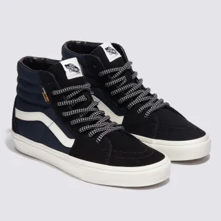 【VANS 官方旗艦】Winter Lifestyle Cordura SK8-Hi 男女款黑色/深藍色滑板鞋