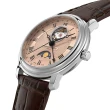 【CONSTANT 康斯登】Classics 系列心跳月相日期機械腕錶40mm鮭魚面(FC-335MCSALB4P26)
