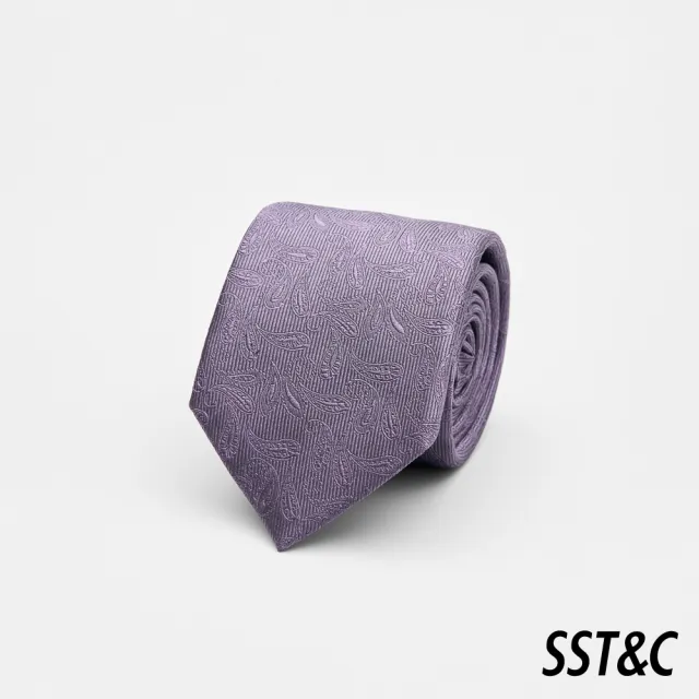 【SST&C】紫色變形蟲窄版領帶7CM 00362502038(換季55折)