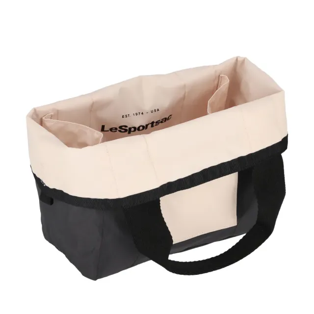 【Lesportsac】小型雙面托特包 手提包 便當袋 送禮 禮物 推薦 女包(晨曦粉)