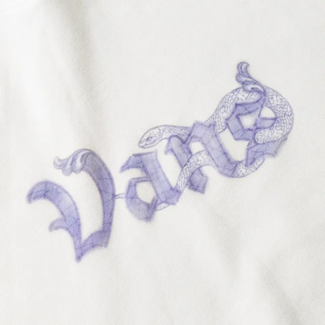 【VANS】官方旗艦 蛇年限定系列 女款米白色紫色漸層連帽大學T