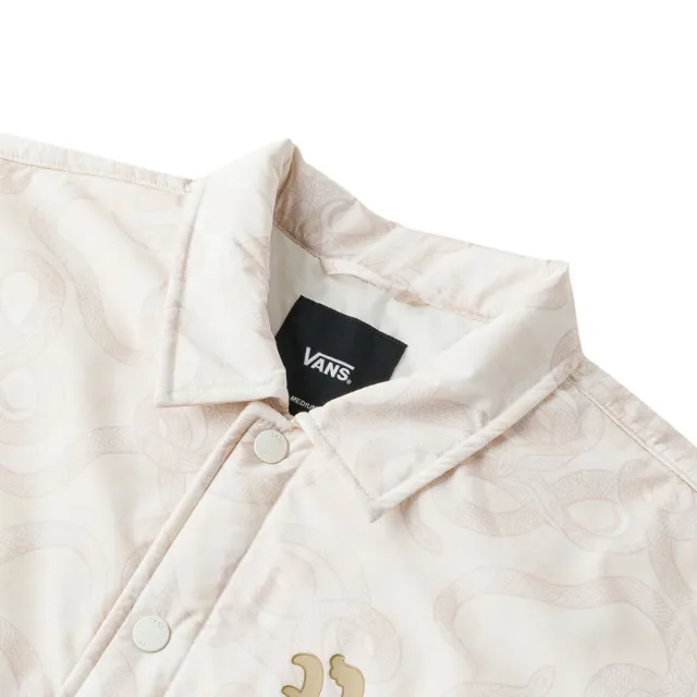 【VANS】官方旗艦 蛇年限定系列 白色教練外套