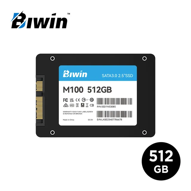 佰維 M100 512GB SATA 固態硬碟
