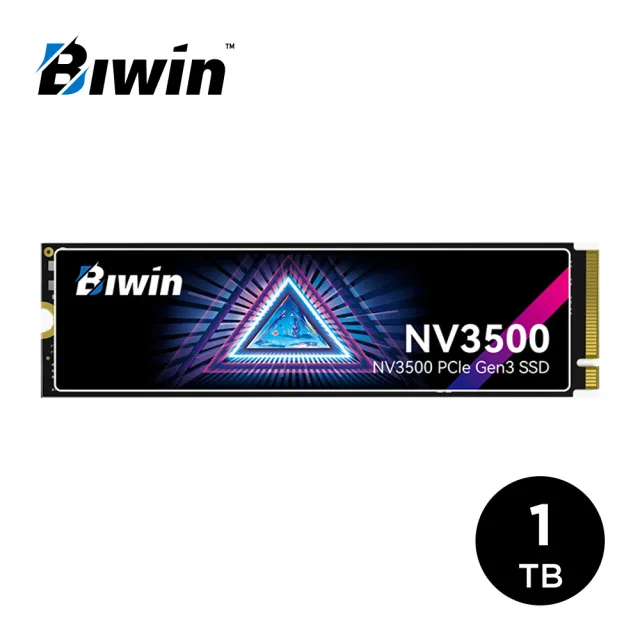 BIWIN佰維】WOOKONG NV3500 1TB M.2 2280 PCIe Gen3x4 SSD固態硬碟