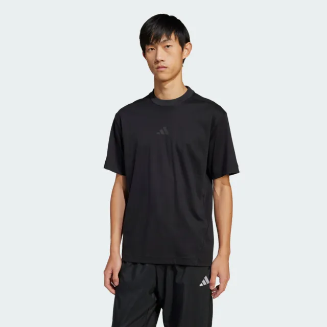 【adidas 愛迪達】M Ce Tee Upf 男 T恤 運動上衣 休閒短袖 黑 亞版(JF3254)