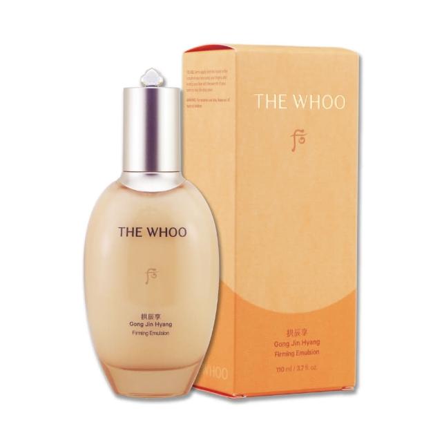 Whoo後 拱辰享活膚清潤乳為專櫃級保濕乳液，適合各種肌膚使用。110ml容量，輕盈質地易吸收，提供長效保濕與清潤感，適用於臉部與眼部，幫助維持肌膚水潤與健康。製造日期與有效期限請詳見產品包裝標示。