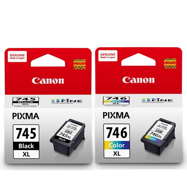 【Canon】官方直營 PG-745XL+CL-746XL 原廠墨水匣組合(TS3370/MG2470/MG2570/MG2970/MG3070/MG3077/TR4670)