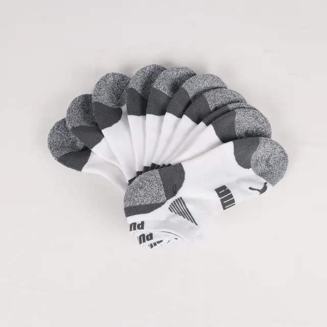 【PUMA】10雙組男生厚磅萊卡棉彈性透氣休閒襪短襪襪子10入超值組(短襪襪子10入超值組)