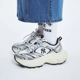 【MLB】厚底老爹鞋 運動休閒鞋 Winner Chunky系列 紐約洋基隊(3ASHWD15N-50IVS)