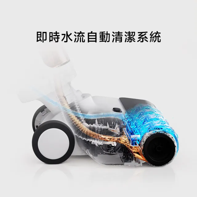 【小米】Xiaomi 無線洗地機 W20(原廠公司貨/含一年保固/即時水流自動清潔/防纏繞刮刀/15000pa)