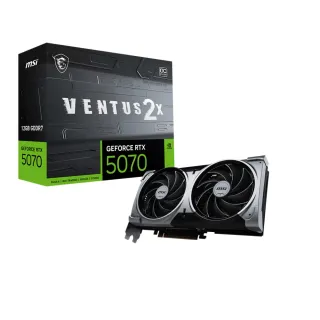 【MSI 微星】GeForce RTX 5070 12G VENTUS 2X OC 顯示卡