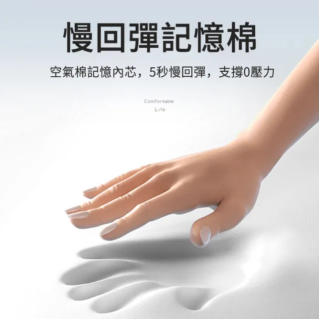 【MUAN】記憶棉回彈長條抱枕 睡覺專用舒壓夾腿枕 床頭靠枕 側睡枕 床圍枕(舒壓 支撐 輔助枕)