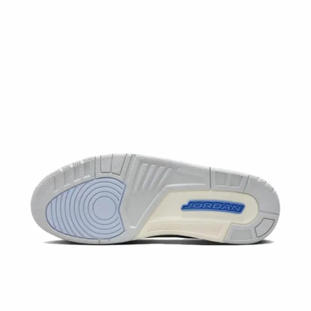 【NIKE 耐吉】AIR JORDAN 3 RETRO LUCKY SHORTS 白灰藍(CT8532-101)